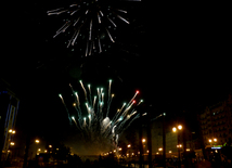 Baku celebrates last Novruz Tuesday. Azerbaijan, 15 match, 2016 